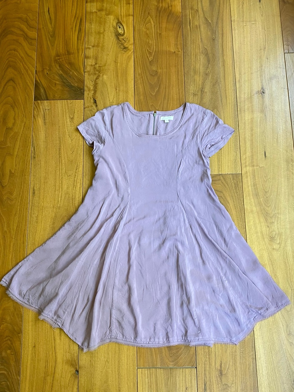 silence + noise Dusty Lavender Scoop Neck Mini Dress